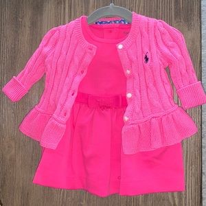 Ralph Lauren Dress and Sweater Set